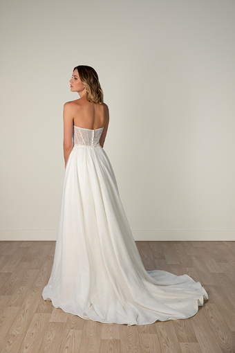 Stella York 8009 dress and overskirt #1 (IV-IV) Ivory Lace and Tulle over Ivory Gown thumbnail