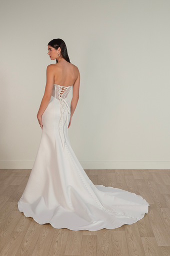 Stella York SY8081 #1 (IV-IV) IVORY GOWN W IVORY TULLE LINED BACK BODICE thumbnail