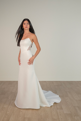 Stella York SY8081 #0 default (IV-IV) IVORY GOWN W IVORY TULLE LINED BACK BODICE thumbnail