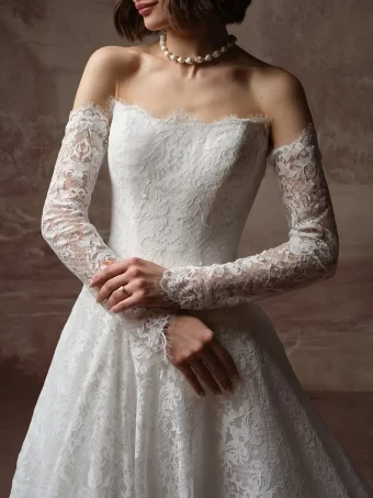 Maggie Sottero SERENA (F6MZ075A01 - Plain tulle) #2 Ivory thumbnail