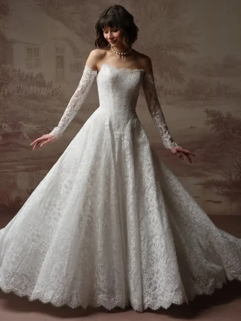 Maggie Sottero SERENA (F6MZ075A01 - Plain tulle) #0 default Ivory thumbnail