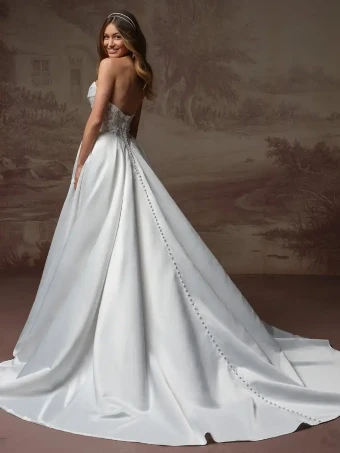 Maggie Sottero GIGI (F6RB120A01 - Unlined bodice) #3 All Ivory (gown with Ivory Illusion) thumbnail