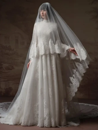 Maggie Sottero DOMINIQUE (F6MK100A01) #4 default All Ivory (gown with Ivory Illusion) thumbnail