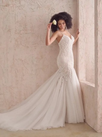 Maggie Sottero 22MS947B02 - Lined Bodice, Sparkle Tulle 1 #4 thumbnail