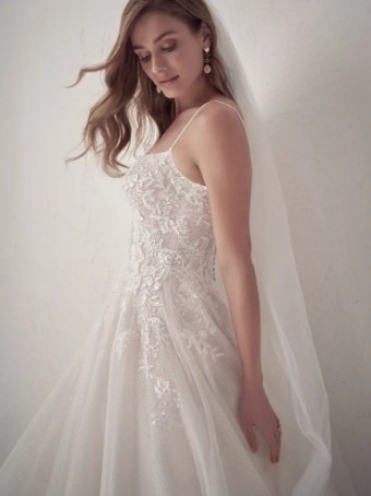 Maggie Sottero CASEY (22MC926A01 - Unlined Bodice, Glitter Tulle 3) #2 thumbnail