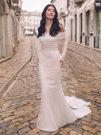 Maggie Sottero DREW (23MB724A01) #0 default Ivory (gown with Ivory Illusion) thumbnail