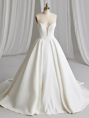 Maggie Sottero DERRICK (23MS723A01) #3 Ivory (gown with Natural Illusion) thumbnail
