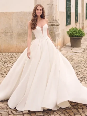 Maggie Sottero DERRICK (23MS723A01) #0 default Ivory (gown with Natural Illusion) thumbnail