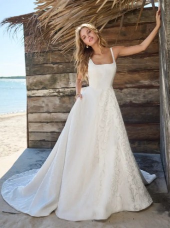 Rebecca Ingram VESTA (23RK718A01 - Embellished) #0 default Ivory (gown with Natural Illusion) thumbnail