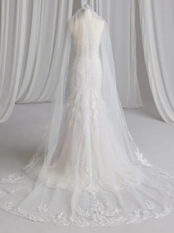 Rebecca Ingram LAVERNA #4 All Ivory (gown with Ivory Illusion) thumbnail