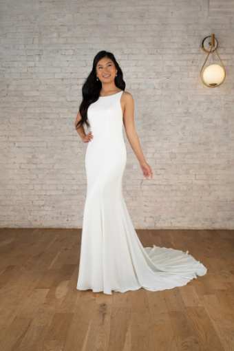 Stella York 7698 #0 default (IV-PL) Ivory Gown w Porcelain Tulle Illusion thumbnail