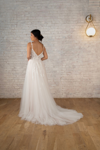 Stella York 7790 #9 default (IV-AL) Ivory Lace and Tulle over Almond Gown thumbnail