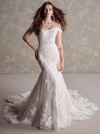Maggie Sottero CAMBRIA (24MS242A01) #0 default All Ivory (gown with Ivory Illusion) thumbnail