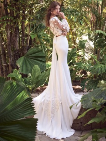 Maggie Sottero ARIANA (24MW248A01 - Two-piece) #3 Ivory (gown with Natural Illusion) thumbnail