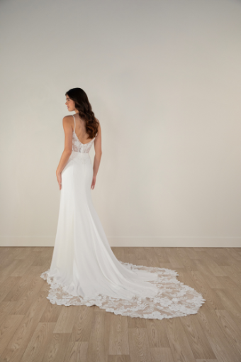 Stella York 7868 #10 (IV-PI) IVORY LACE OVER PURE IVORY GOWN thumbnail