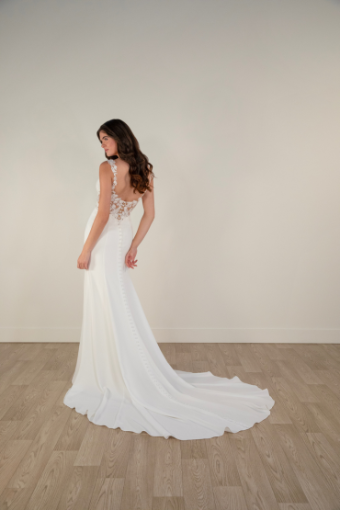 Stella York 7942 #11 (PI-PL) Pure Ivory Gown w Porcelain Tulle Illusion thumbnail