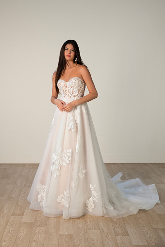 Stella York 7975 #10 default (IV-BC) IVORY LACE TULLE & ROYAL ORGANZA OVER BISCOTTI GOWN thumbnail