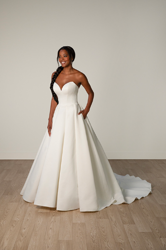 Stella York 8033 zip up #0 default Ivory thumbnail