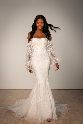Stella York SY8160 #2 default (IV-IVR) Ivory Lace and Tulle over Ivory Gown thumbnail