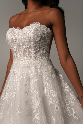 Stella York SY8073 #2 default (IV-IV) Ivory Lace Tulle and Regal Organza over Ivory Gown thumbnail