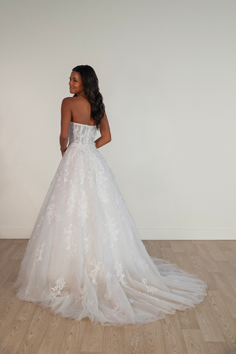 Stella York SY8073 #1 (IV-IV) Ivory Lace Tulle and Regal Organza over Ivory Gown thumbnail