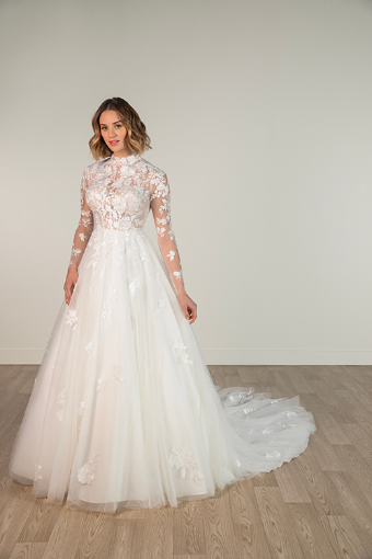 Stella York SY8126 #0 default (IV-IV) Ivory Lace and Tulle over Ivory Gown thumbnail