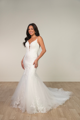 Stella York SY8172 #0 default (IV-PL) Ivory Gown w Porcelain Tulle Illusion thumbnail