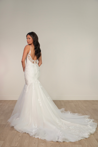 Stella York SY8172 #6 (IV-PL) Ivory Gown w Porcelain Tulle Illusion thumbnail