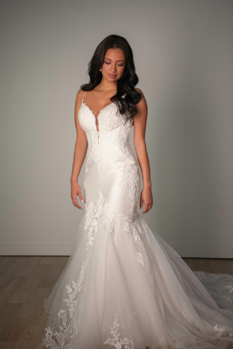Stella York SY8172 #7 default (IV-PL) Ivory Gown w Porcelain Tulle Illusion thumbnail