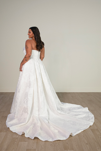 Stella York SY8084 #4 default (PIQ) PURE IVORY JACQUARD thumbnail